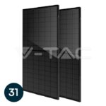 410W Моно Соларен Панел 1722x1134x35мм Черна Рамка Пале 31бр TIER 1