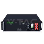 5.12kWh LiFePO4 Батерия за Шкаф 51.2V Черно Тяло