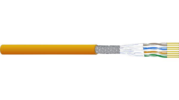 182924 CU 7060 4P S/FTP екраниран кабел с фолио и оплетка