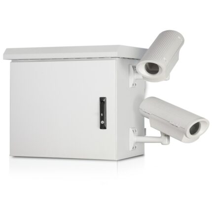 FORM MBS-9U450 19" рак шкаф 9U 600/450mm за външен монтаж на стълб, удобно решение за видеонаблюдение