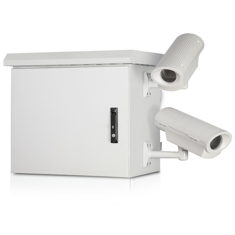 FORM MBS-9U450 19" рак шкаф 9U 600/450mm за външен монтаж на стълб, удобно решение за видеонаблюдение FORM MBS-9U450 19" рак шкаф 9U 600/450mm за външен монтаж на стълб, удобно решение за видеонаблюдение