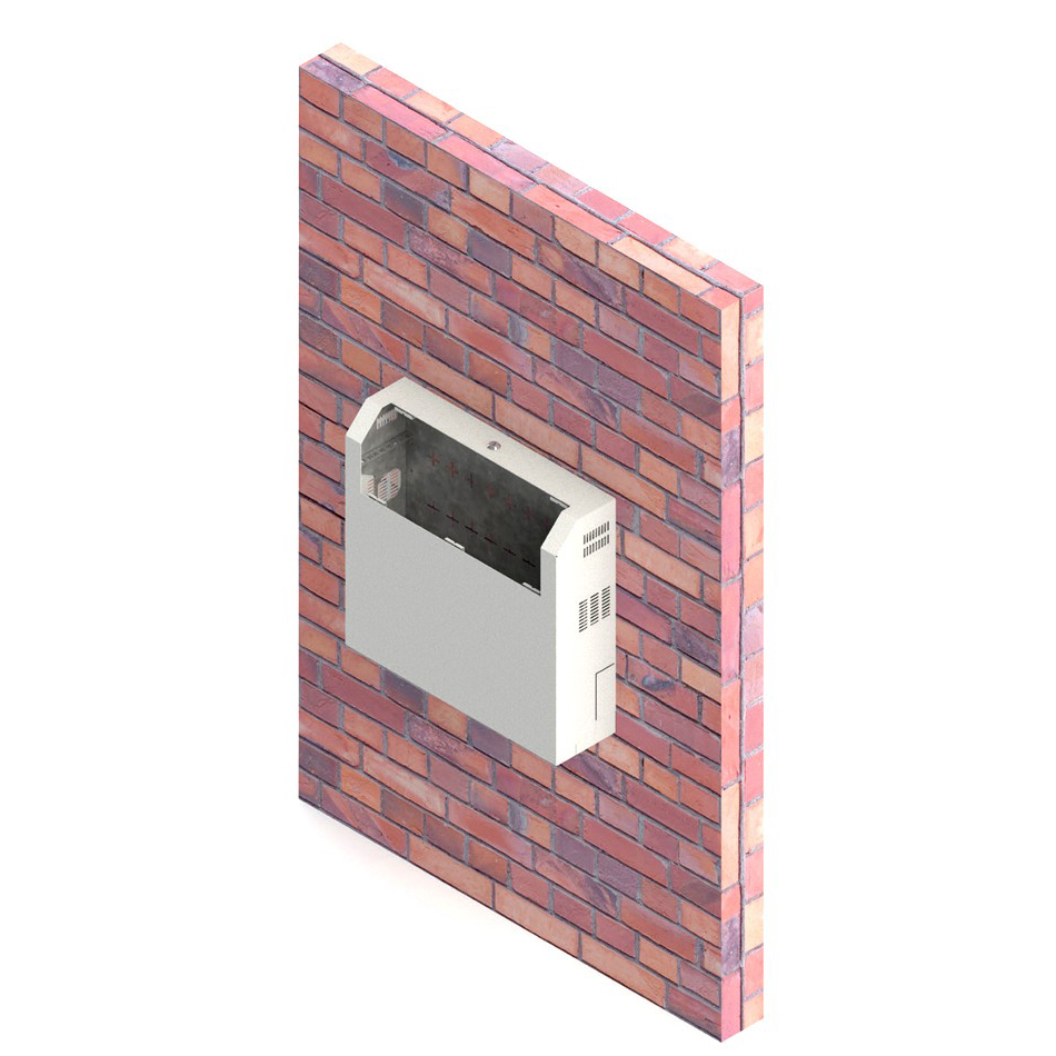 FORMRACK FORM-SLM-5U 19" шкаф 3U+2U 500/480мм за монтаж на стена или таван,цвят на корпуса бял FORMRACK FORM-SLM-5U 19" шкаф 3U+2U 500/480мм за монтаж на стена или таван,цвят на корпуса бял