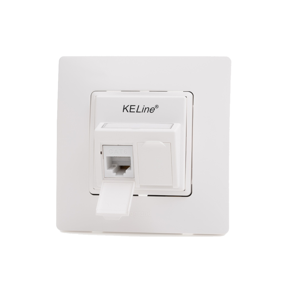 Keline Вложка за кийстони, съвместима с Legrand® NiloeTM, 601155, Проектирана за 2 кийстона Keline Вложка за кийстони, съвместима с Legrand® NiloeTM, 601155, Проектирана за 2 кийстона
