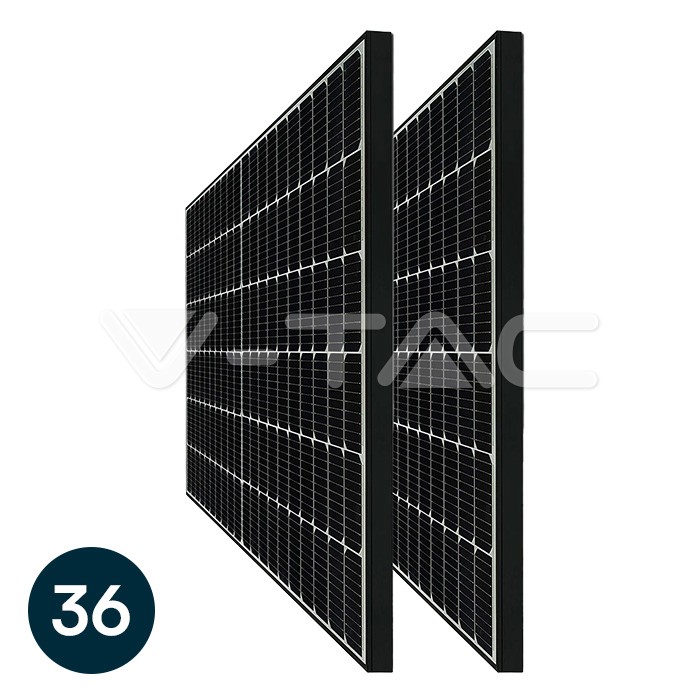 410W Моно Соларен Панел 1724x1134x30мм Черна Рамка Пале 36бр TIER 1