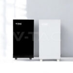 V-TAC 10.24kWh LV LiFePO4 Батерия Дизайн IP20 6000 цикъла Бяло Тяло — VT-10240W - Image 6