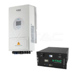 9.6kWh LiFePO4 Батерия 11523 и 6kW Инвертор Deye 11529