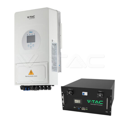 9.6kWh LiFePO4 Батерия 11523 и 6kW Инвертор Deye 11529