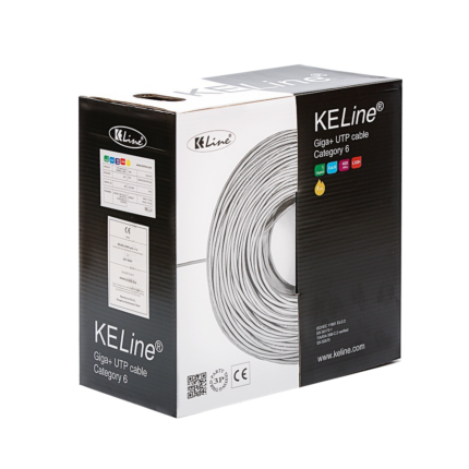 KELine KE400U23LSOH-Dca-RLX UTP (U/UTP) неекраниран кабел, 4x2x0,54, Категория 6, 400 MHz, LSOH (безхалог