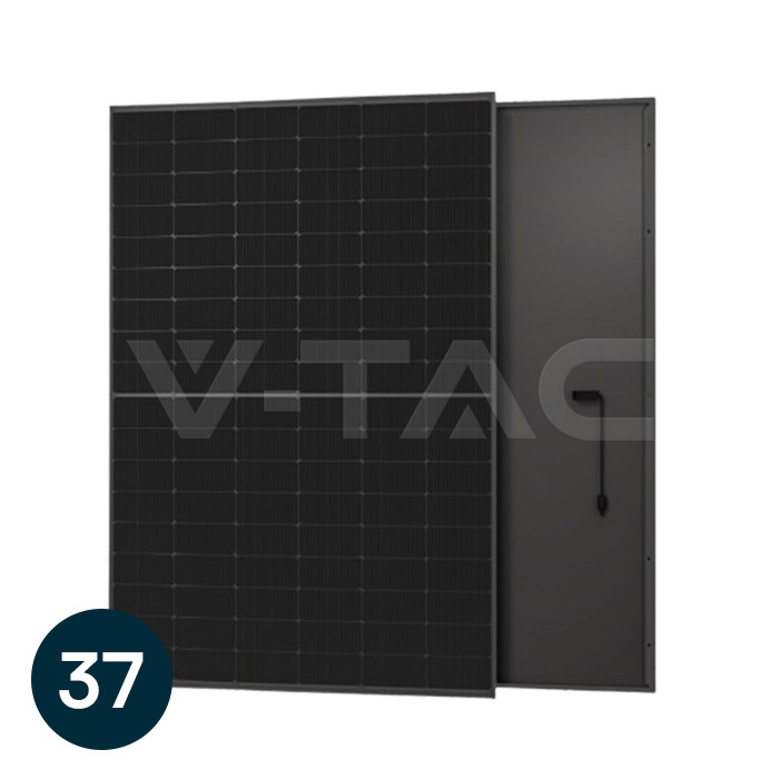 440W Моно Соларен Панел 1722x1134x30мм Пале 37бр. Черна Рамка TIER 1 440W Моно Соларен Панел 1722x1134x30мм Пале 37бр. Черна Рамка TIER 1
