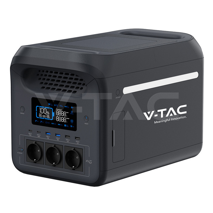 1800W / 1229Wh Преносима Захранваща Станция с LiFePO4 Батерия и Wi-Fi 1800W / 1229Wh Преносима Захранваща Станция с LiFePO4 Батерия и Wi-Fi