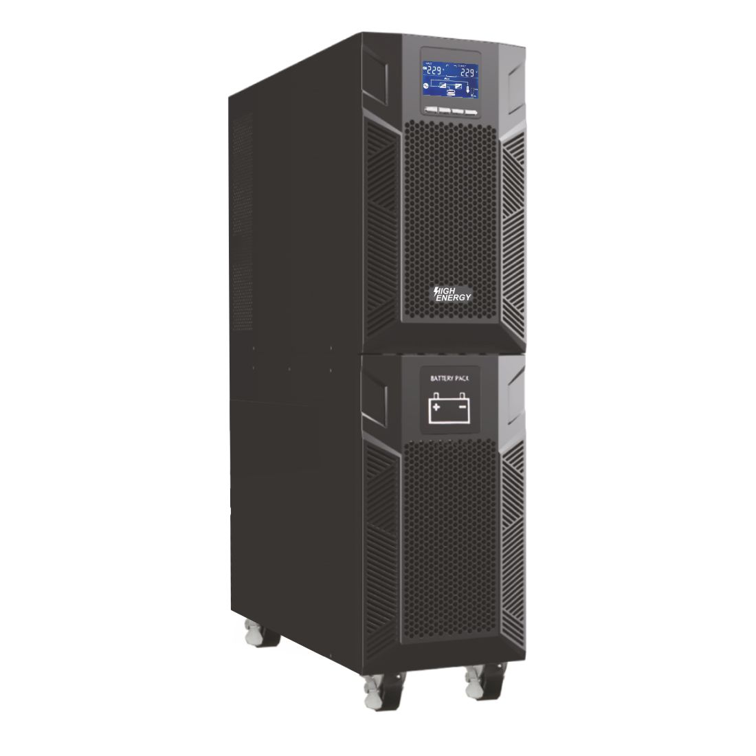 Highenergy MPSIII6KVA Online UPS 6000VA/5400W Pf 0.9, Online технология за непрекъсваеми токозахранващи устройства, Чиста синусоида Highenergy MPSIII6KVA Online UPS 6000VA/5400W Pf 0.9, Online технология за непрекъсваеми токозахранващи устройства, Чиста синусоида