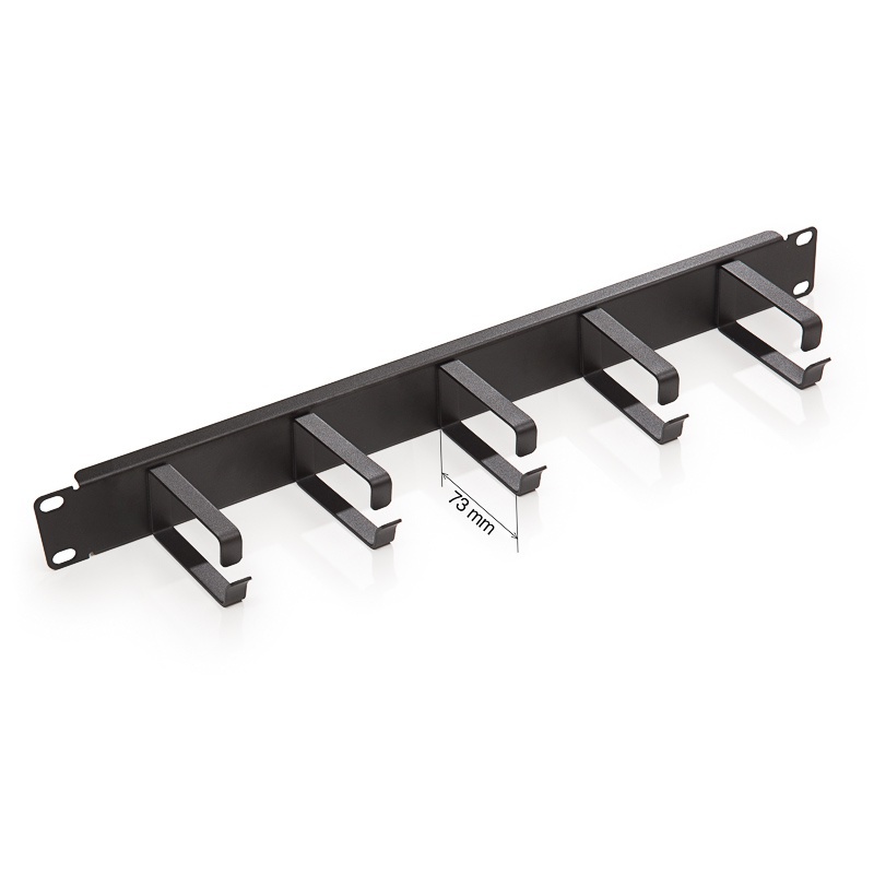 Keline RAB-VP-X21-A2 1U 19" Аранжиращ панел с метални скоби Keline RAB-VP-X21-A2 1U 19" Аранжиращ панел с метални скоби