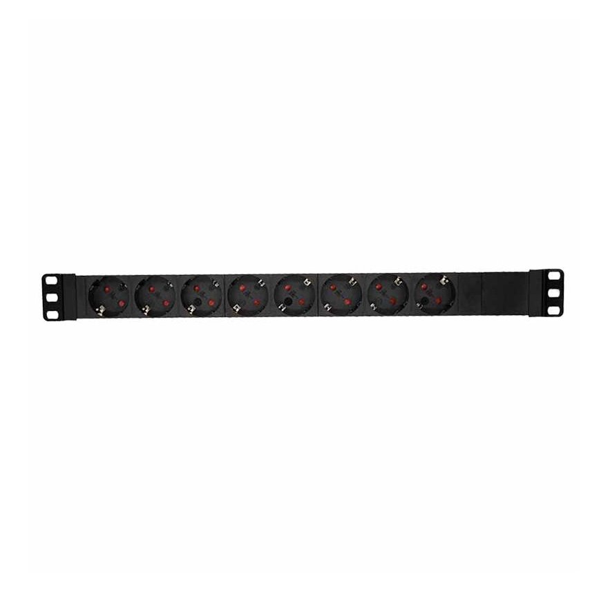 F082PR8A 19" Разклонител с 8 гнезда (тип Шуко/немски стандарт) 1U F082PR8A 19" Разклонител с 8 гнезда (тип Шуко/немски стандарт) 1U