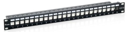19“ празен панел 24 порта, support bar, Equip