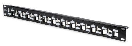 19“ празен панел 24 порта staggared, Assmann