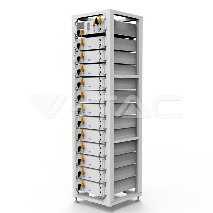 60kWh LiFePO4 Батерии IP20 и 50kW Хибриден Инвертор 60kWh LiFePO4 Батерии IP20 и 50kW Хибриден Инвертор