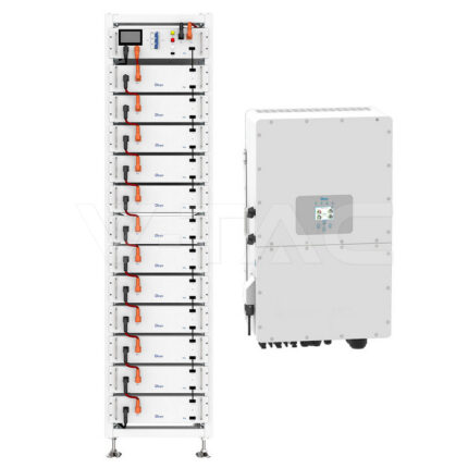 61.44kWh HV LiFePO4 Батерия Сет Deye BOS-G PRO IP20 и 50kW Инвертор Deye