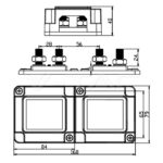 400A Разпределителен Блок Червен M10X4 - Image 18