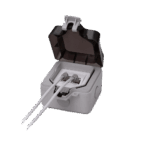 KELine 601166-AP IP66 кутия за розетка 2p (за 2 бр. кийстони), за открит монтаж, празна