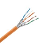 KELine KE550HS23/1E-B2ca екраниран STP (U/FTP) кабел Cat. 6ᴀ Solid Euroclass B2ca - s1, d1, a1, LSOH, 500м