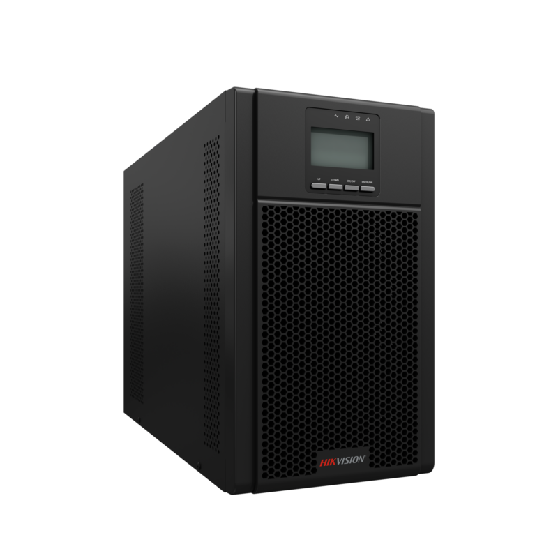 HIKVISION DS-UPS02K48-R/TS UPS 2000VA/1800W, pF 0.9, Online технология, чиста синусоида. 4 бр. включени батерии 12V/9Ah, LCD ди