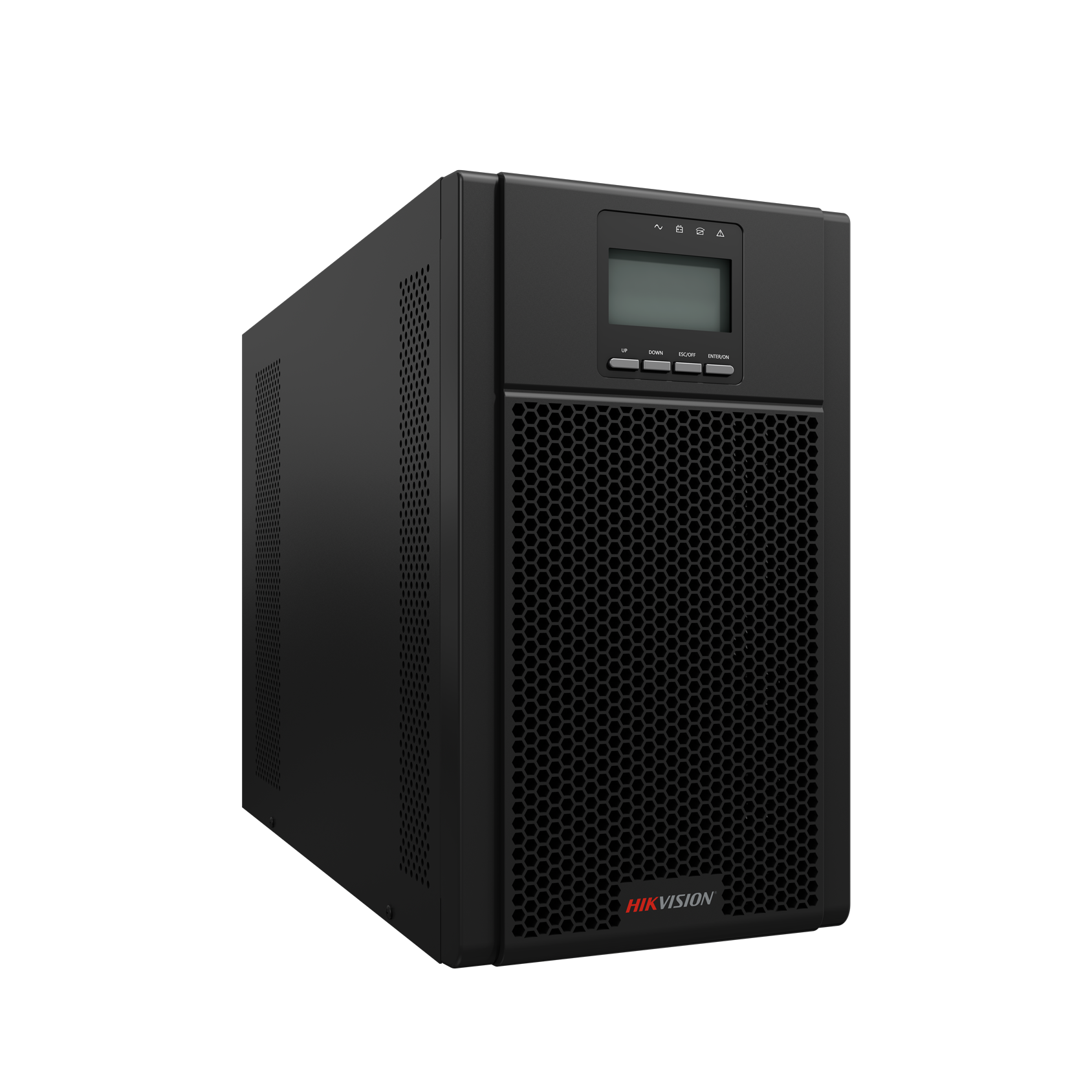 HIKVISION DS-UPS03K72-R/TS UPS 3000VA/2700W, pF 0.9, Online технология, чиста синусоида. 6 бр. включени батерии 12V/9Ah, LCD ди HIKVISION DS-UPS03K72-R/TS UPS 3000VA/2700W, pF 0.9, Online технология, чиста синусоида. 6 бр. включени батерии 12V/9Ah, LCD ди