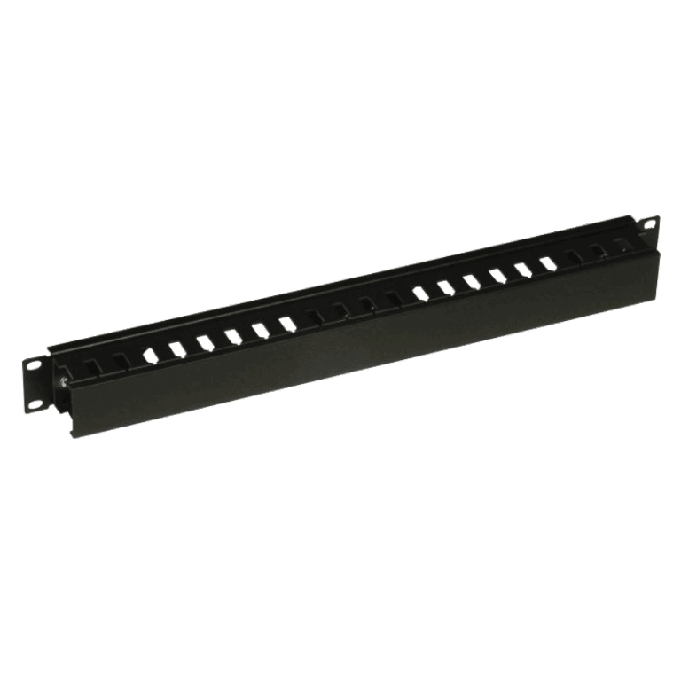 PBPP-CM18 1U 19” Aранжиращ панел тип PVC канал прорязан 40/50мм