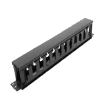 F0565O1U-P 1U 19” Aранжиращ панел тип PVC канал прорязан 1U 482x88x48mm