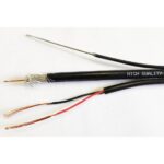 КОАКСИАЛЕН КАБЕЛ RG6/96CCS + 2X0.5CU + MESSENGER 1.3MM - 305M