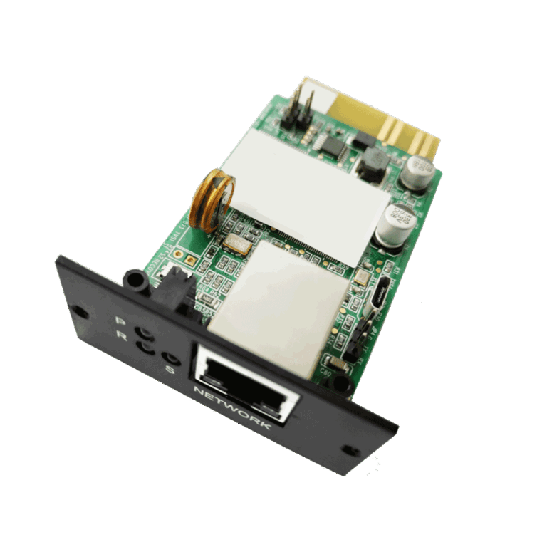 HIKVISION RSeriesUPSSNMPCard R Series SNMP Карта за свързване на UPS към IP-мрежа. Гаранционен срок: 24 месеца.