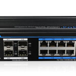 8-портов Индустриален Full Gigabit PoE мрежов комутатор UTEPO UTP7308GE-POE