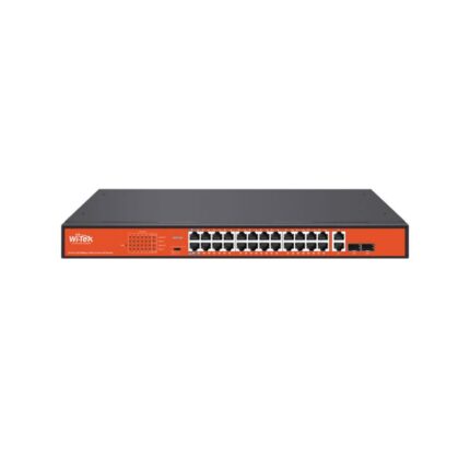 28-портов PoE комутатор Wi-Tek WI-PS526GV4