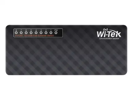 8-портов PoE комутатор Wi-Tek WI-SF108