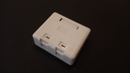 ICS, Wall outlet Cat 5e 2x Connectors UTP