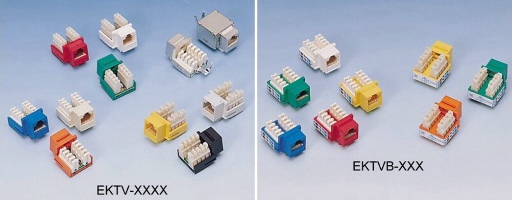 keystone-jack-utp-cat5e-cherven-epn Keystone jack UTP cat.5e, червен EPN - Image 1