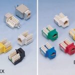Keystone jack UTP cat.5e, син EPN