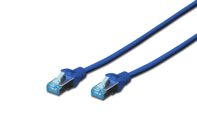 pach-kabel-cat5e-3m-ftp-sin-assmann Пач кабел Cat.5e 3m FTP син, Assmann - Image 1