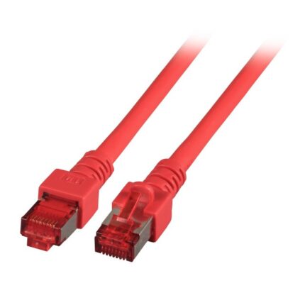 Пач кабел Cat.6 0.5m SFTP червен, EFB