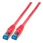 Пач кабел Cat.6A 3m S/FTP червен EFB