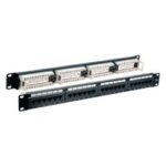 Пач панел 24 порт UTP Cat.5e, KF