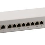 Пач панел 24 порта FTP Cat.6A сив EFB