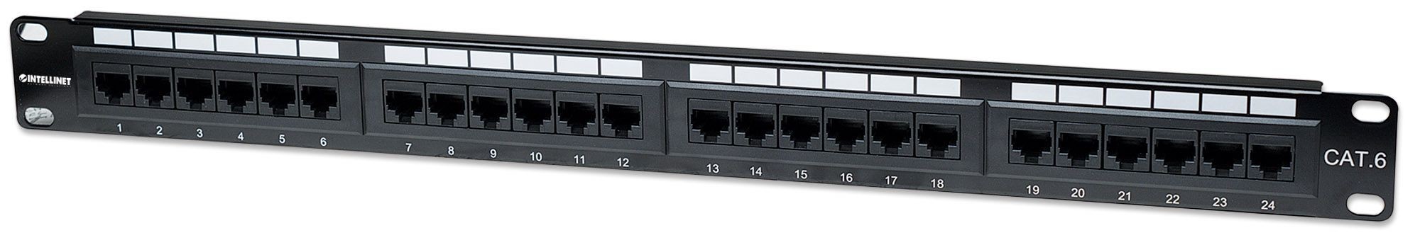 pach-panel-24-porta-utp-cat6-ic Пач панел 24 порта UTP Cat.6, IC - Image 1