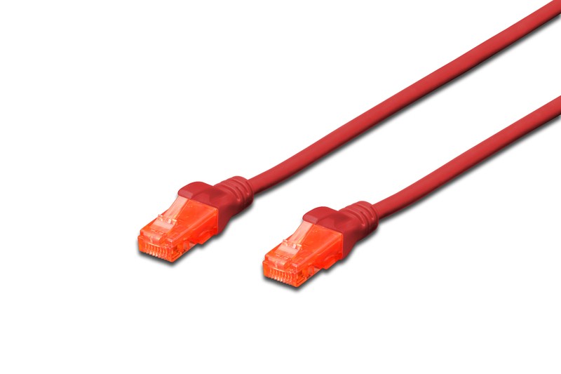 patch-cable-cat6-2m-utp-cherven-assmann Patch cable Cat.6 2m UTP червен, Assmann - Image 1