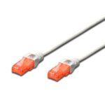 Patch cable Cat.6 3m UTP Сив, Assmann