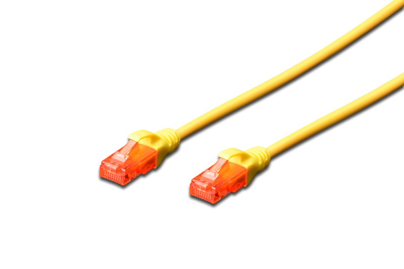 patch-cable-cat6-3m-utp-zhlt-assmann Patch cable Cat.6 3m UTP жълт, Assmann - Image 1