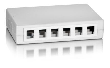 Розетка 12x, бяла, Equip