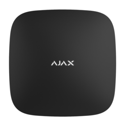 Ajax Hub Plus 11790.01.BL1 Безжичен алармен контролен панел с поддръжка на видеонаблюдение. LAN интерфейс + двоен 2G/3G модем + Wi-Fi
