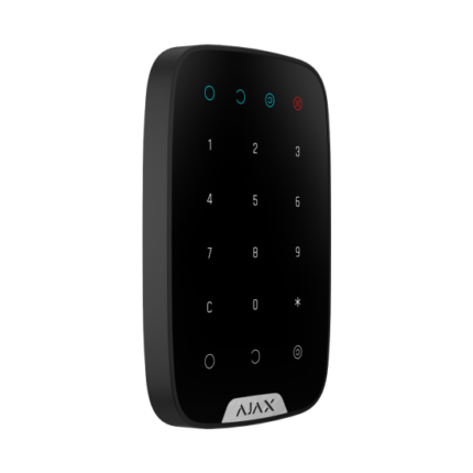 Ajax KeyPad 8722.12.BL1 Двупосочна безжична сензорна клавиатура