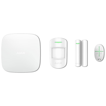 Ajax StarterKit Plus 20290.57.WH1 Стартов комплект Hub Plus за изграждане на системи за сигурност Ajax