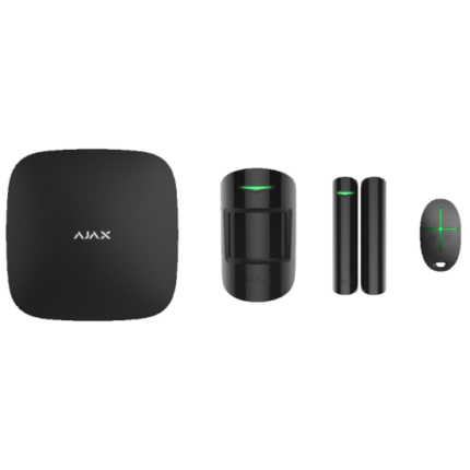 Ajax StarterKit Plus 20289.57.BL1 Стартов комплект Hub Plus за изграждане на системи за сигурност Ajax - Hub, черен цвят